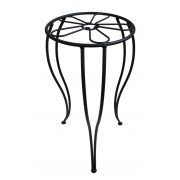 Flower pot stand with S leg, floral